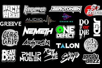 do exclusive dj rap typography urban clothing tshirt streetwear logo design