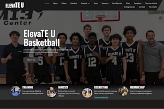 build a website for sports coaches and trainees with an online booking system