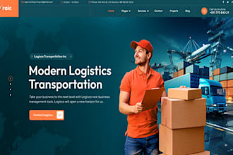 build logistics website, trucking, dispatch, freight brokerage cargo app