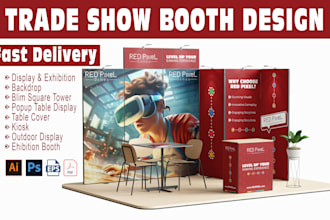 design exhibition booth and kiosk, backdrop exhibition stand
