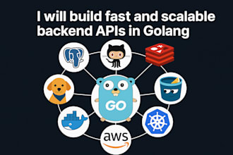 create production grade backend using golang