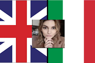 professonally translate english to italian and viceversa