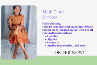 offer professional mathematics tutoring