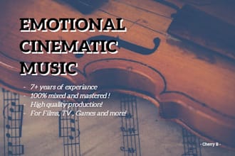 compose professional orchestral or cinematic music