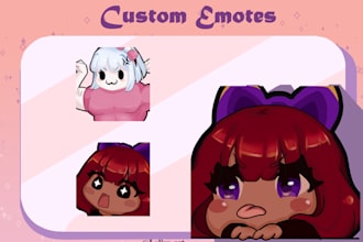 draw your custom emotes