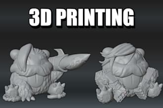 model your professional 3d model for printing commercial products