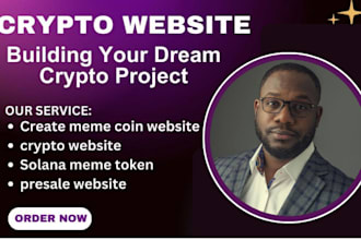 build crypto website, bitcoin news website, coin meme website for passive income