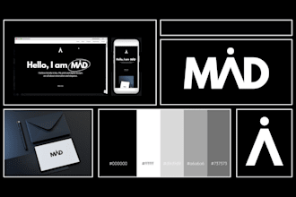 custom brand identity and logo design visual branding