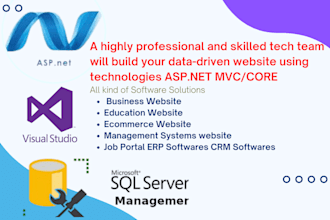 database driven website with asp dot net and sql