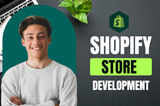build shopify store or dropshipping ecommerce store