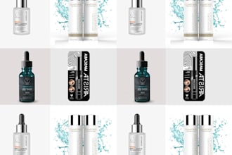 do cosmetic feminine logo design in 12hr