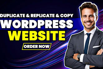 copy, clone website, or duplicate website landing page