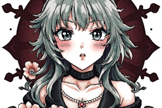 make a custom anime tattoo design for you