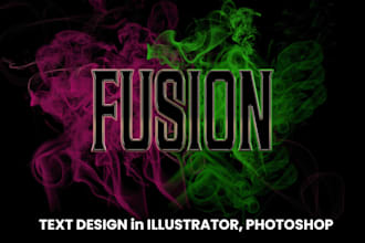 text design 3d text wicked typography photoshop illustrator