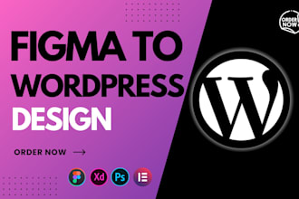 convert figma, PSD or xd to wordpress and clone website