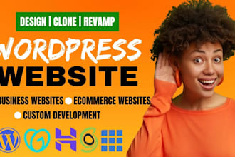 design redesign build install wordpress website on godaddy, hostinger, bluehost