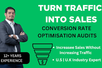 help you to increase your sales, 10 year conversion rate optimization cro expert