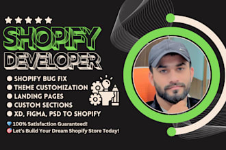 fix shopify bugs, customize theme, and liquid coding