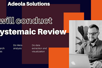 conduct a systematic review of your research articles