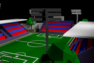 do low poly game assets and enviroment