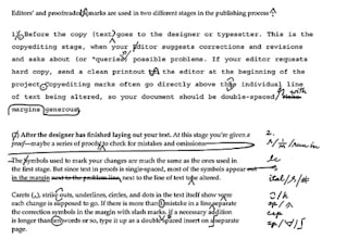 proofread, and rewrite into excellent English up to two pages of copy