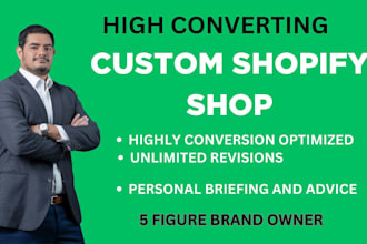 redesign shopify store for high conversion rate cro, uxcreate shopify store