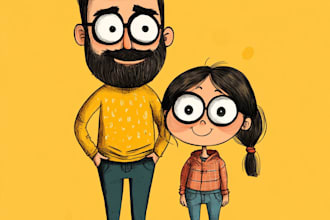 draw you as a famous yellow cartoon character