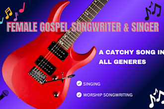 be your female gospel songwriter, music producer and vocalist