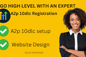 design gohighlevel website a2p 10dlc registration automation