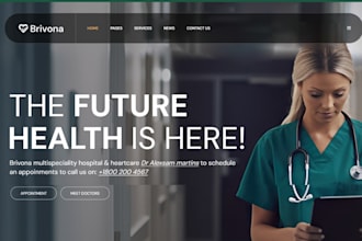 build healthcare website staffing agency website and homecare website