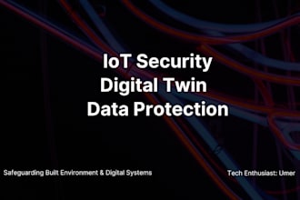 write about iot security, digital twin, and data protection