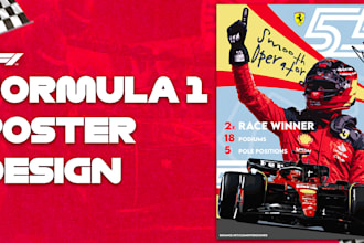 make you a formula 1 poster