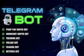 make bot for volume, bundle, pump fun, holder, trading on solana, ethereum, base