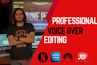 clean up, edit and mix your dialogue, podcast or audiobook
