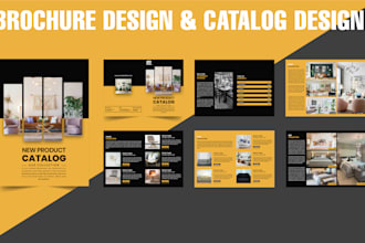design product catalog, booklet, magazine and catalogue design