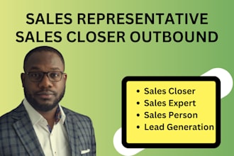 sales representative sales agent salesperson sales closer sales leads