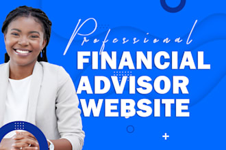 design financial advisor wordpress website to build professional online presence