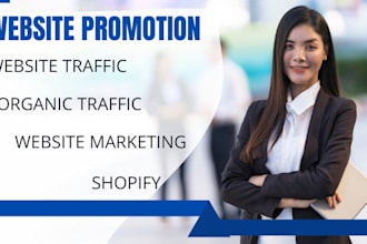 advertise your website, business, product or link promotion, organic traffic