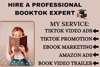 viral booktok tiktok video ebook promotion amazon kdp book trailer seo ads