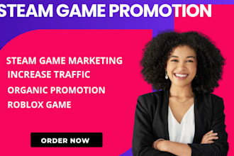 boost steam game wishlist, steam game marketing, steam game traffic