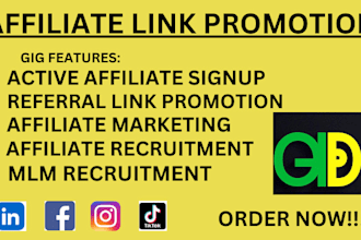 do affiliate link promotion referral ink sign up affiliate recruitment