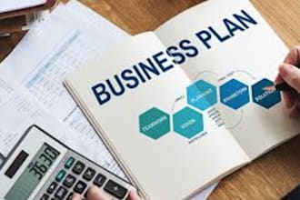 write a complete business plan with a financial plan