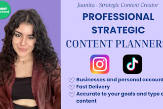 do a monthly social media content planner for businesses