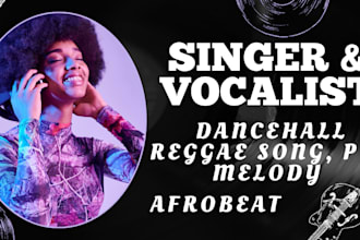 sing and compose custom song for pop rnb reggae rock female singer songwriter