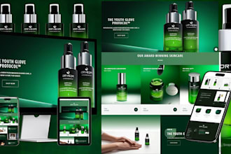 skincare shopify store skincare website beauty cosmetic store skincare store