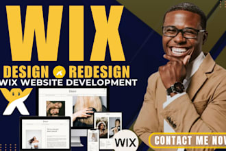 redesign wix website design wix landing page wix ecommerce wix website design
