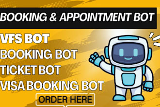 create a vfs appointment bot, vfs booking bot