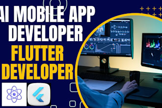 build ai mobile app using flutter ai fitness app android app ios app development