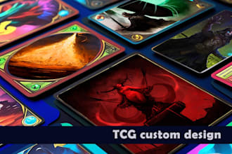 create custom tcg fantasy card designs
