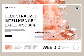 be your blockchain developer for building ai agent, staking, dex, bridge